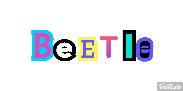 Beetle Text effect