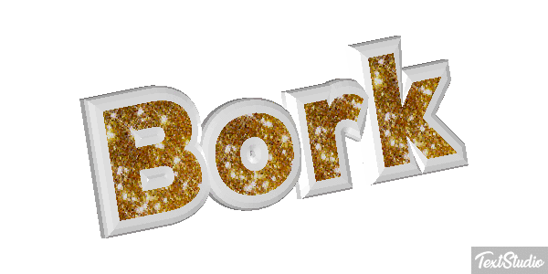 Bork Tekst effect