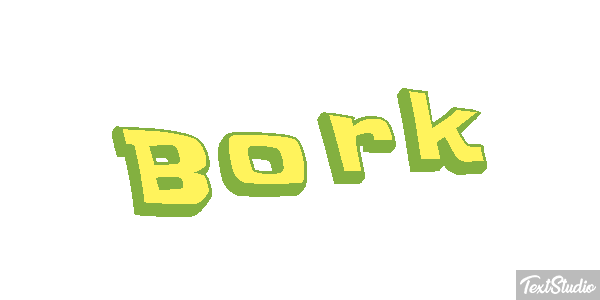 Bork Tekst effect