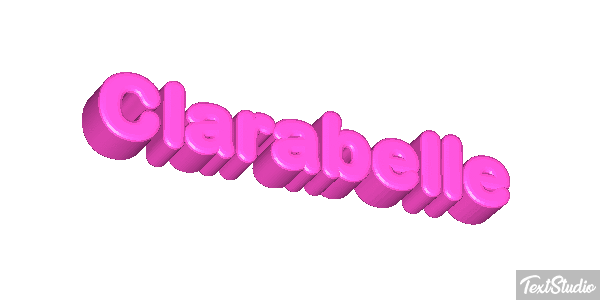 Clarabelle Efecto de texto