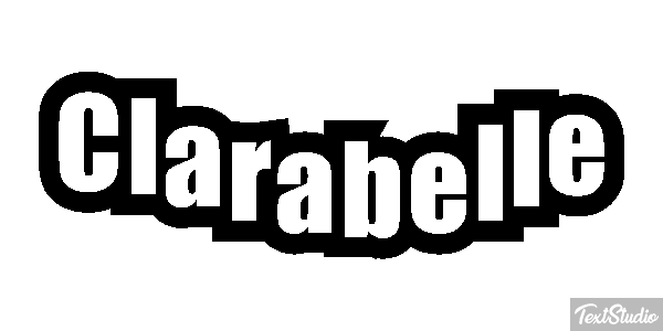 Clarabelle Efecto de texto