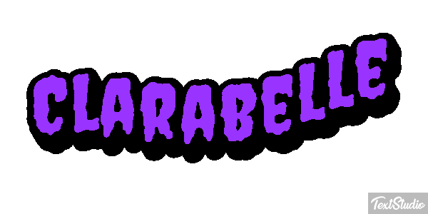 Clarabelle Efecto de texto