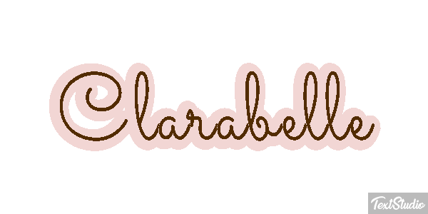 Clarabelle Efecto de texto