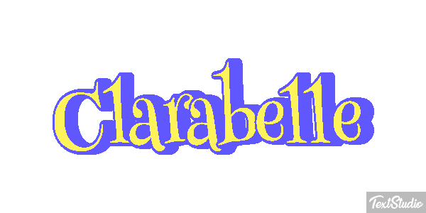 Clarabelle Efecto de texto
