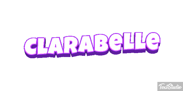 Clarabelle Efecto de texto