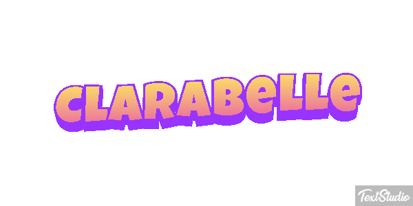 Clarabelle Efecto de texto