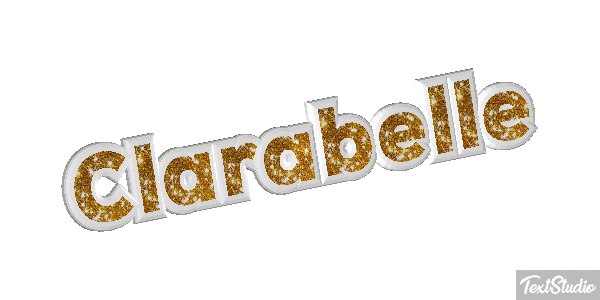 Clarabelle Efecto de texto