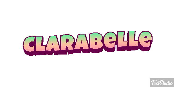 Clarabelle Efecto de texto