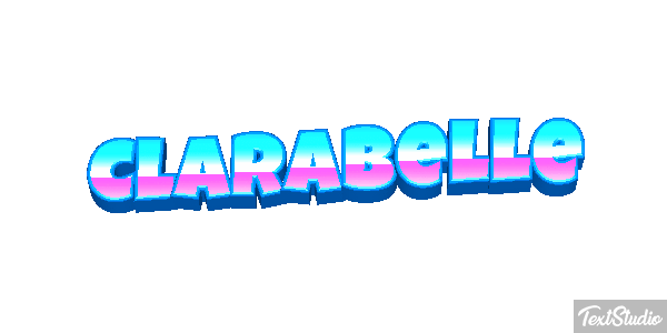 Clarabelle Efecto de texto