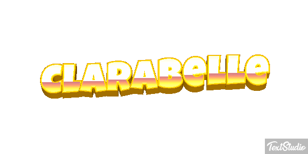 Clarabelle Efecto de texto