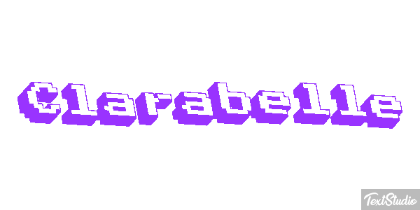 Clarabelle Efecto de texto