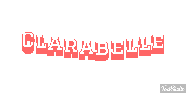 Clarabelle Efecto de texto