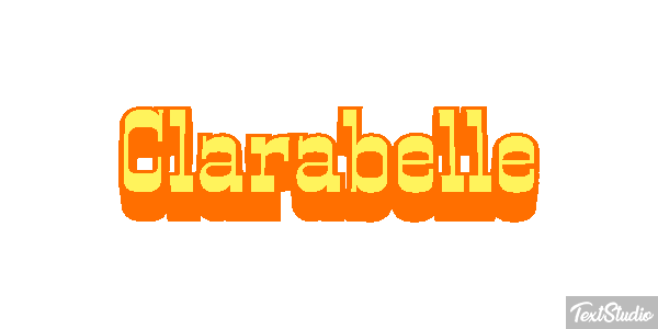 Clarabelle Efecto de texto