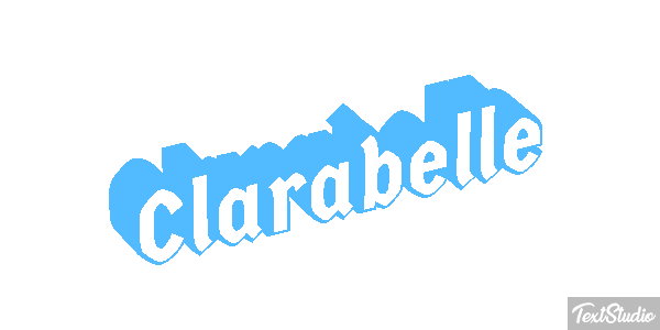 Clarabelle Efecto de texto