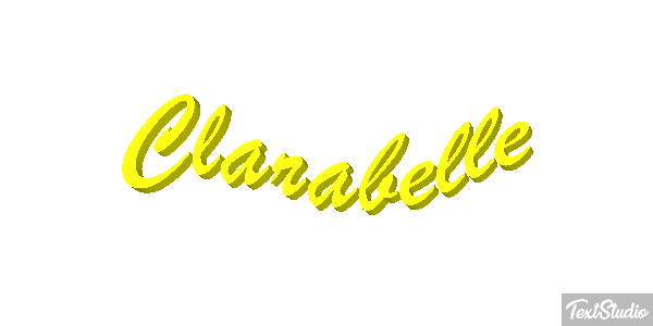 Clarabelle Efecto de texto