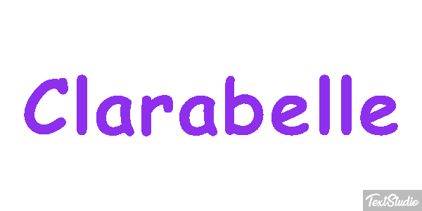 Clarabelle Efecto de texto