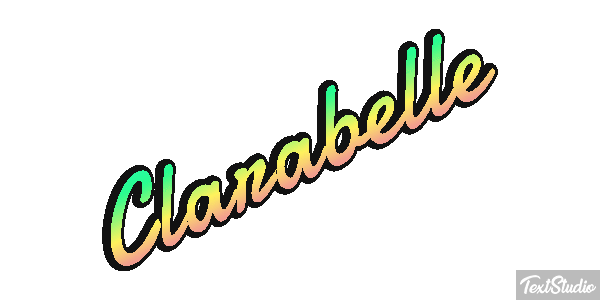 Clarabelle Efecto de texto