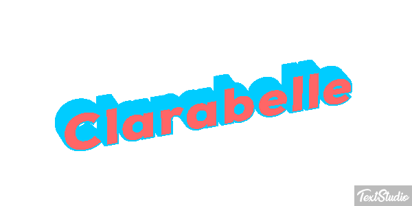 Clarabelle Efecto de texto