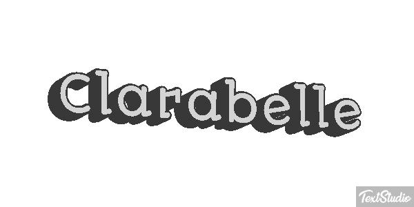 Clarabelle Efecto de texto