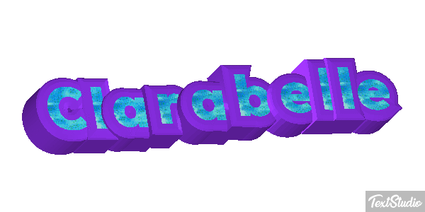 Clarabelle Efecto de texto