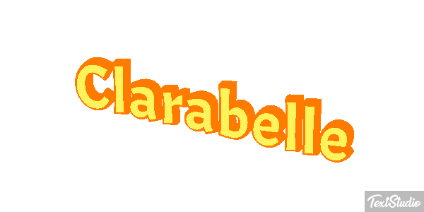 Clarabelle Efecto de texto