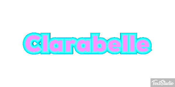 Clarabelle Efecto de texto