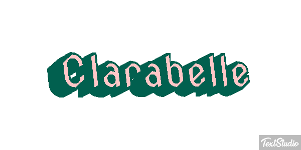 Clarabelle Efecto de texto