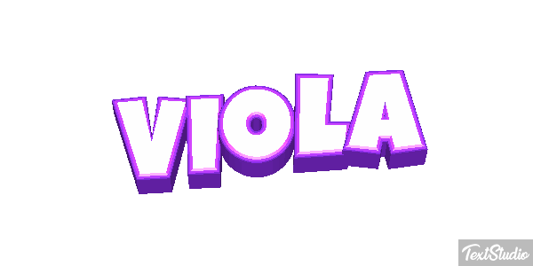 Viola Effetto testo