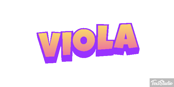 Viola Effetto testo
