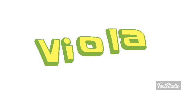 Viola Effetto testo