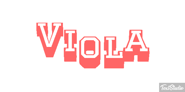 Viola Effetto testo