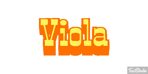 Viola Effetto testo
