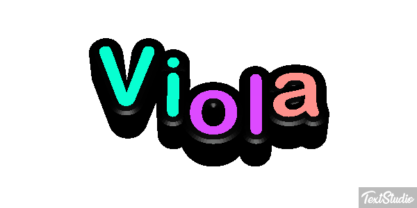 Viola Effetto testo