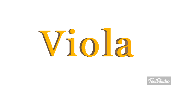 Viola Effetto testo