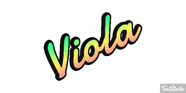 Viola Effetto testo