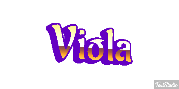 Viola Effetto testo