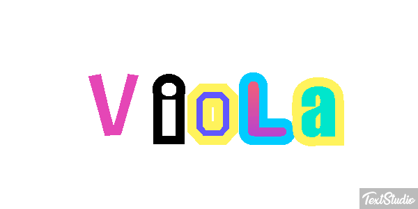 Viola Effetto testo