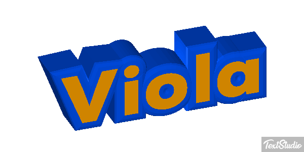 Viola Effetto testo