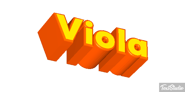 Viola Effetto testo