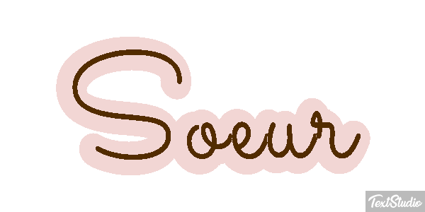 Soeur Text effect