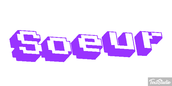Soeur Text effect