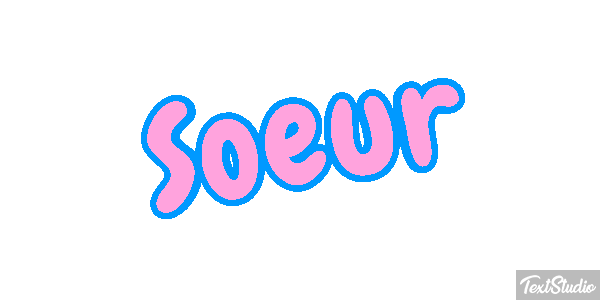 Soeur Text effect
