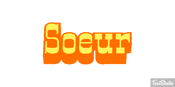 Soeur Text effect