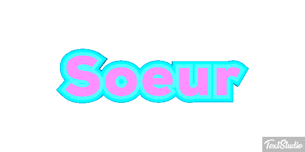 Soeur Text effect
