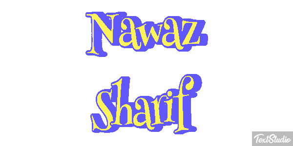 Nawaz Sharif Efecto de texto