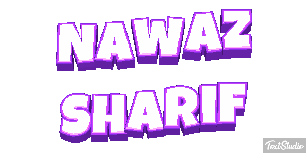Nawaz Sharif Efecto de texto