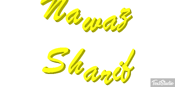 Nawaz Sharif Efecto de texto