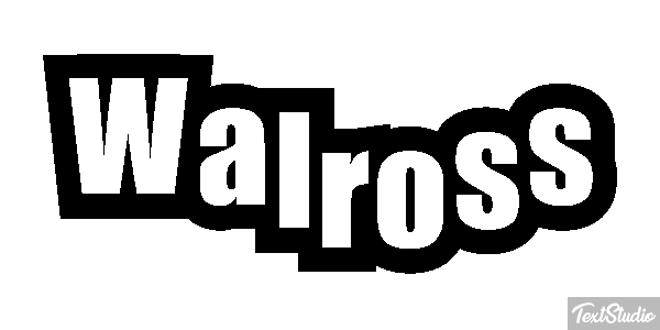 Walross Texteffekt