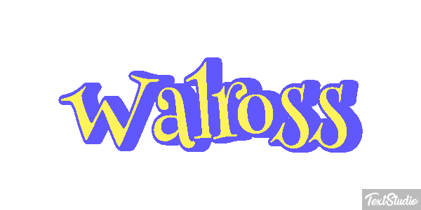Walross Texteffekt