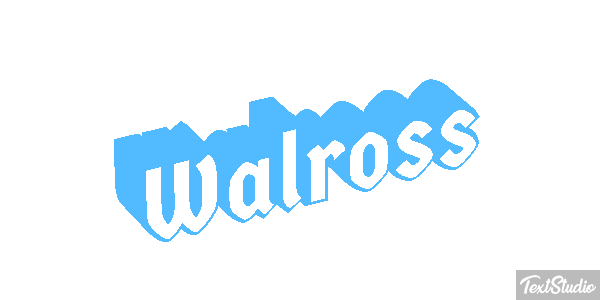 Walross Texteffekt